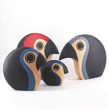 Load image into Gallery viewer, Wooden Discus Bird Nordic Figurines, Beech Wood - Scandivagen