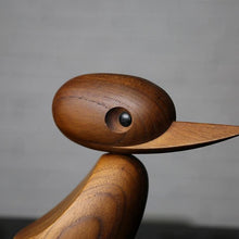 Load image into Gallery viewer, Wooden Duck & Duckling Nordic Figurines, Teak Wood - Scandivagen