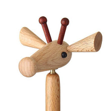 Load image into Gallery viewer, Wooden Giraffe, Beech Wood Figurine - Scandivagen