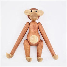 Load image into Gallery viewer, Wooden Monkey Nordic Figurine, Teak & Sepale Wood - Scandivagen