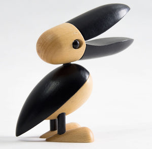 Florning Pelican, Beech Wood Figurine
