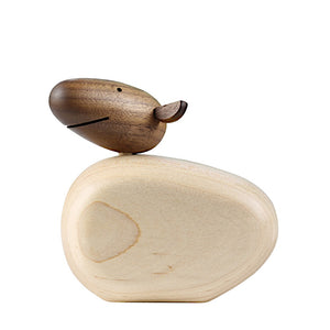 Sheep, Nordic Style Maple & Walnut Wooden Figurine