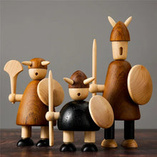 Load image into Gallery viewer, Vikings, Jensen Teak &amp; Beech Wood, Nordic Figurines
