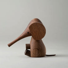 Load image into Gallery viewer, Wooden Small Elephant Nordic Figurines, Walnut Wood - Scandivagen
