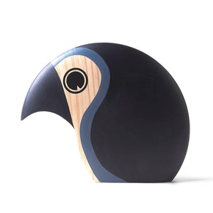 Wooden Discus Bird Nordic Figurines, Beech Wood - Scandivagen