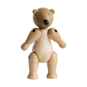 Small Bear, Oak Wood, Wooden Figurine