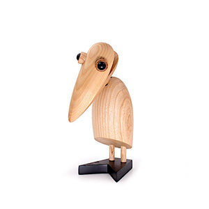 Woodpecker - Card Holder, Teak, Beech & Ash Wood Figurines