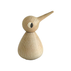 Wooden Bird Vedel Nordic Figurines, Teak & Sepele Wood - Scandivagen