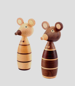 Wooden Mouse Nordic Figurines, Wood - Scandivagen