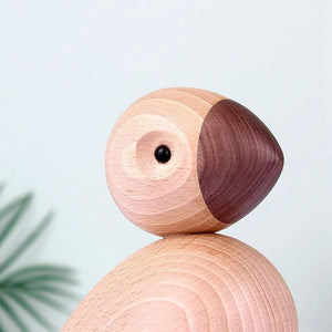 Wooden Song Bird Nordic Figurines, Beech Wood - Scandivagen