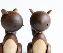 Load image into Gallery viewer, Squirrel, Walnut &amp; Maple Wood Figurine
