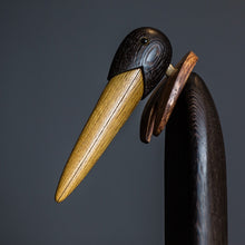 Load image into Gallery viewer, Wooden Pheasant Bird Figurine, Wood - Scandivagen
