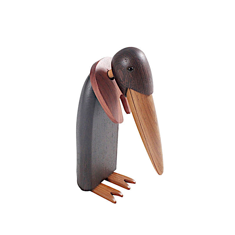Penguin, Pheasant Wood Figurine